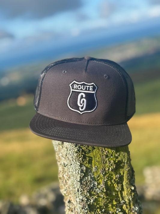 Route CG Trucker Snapback - Black