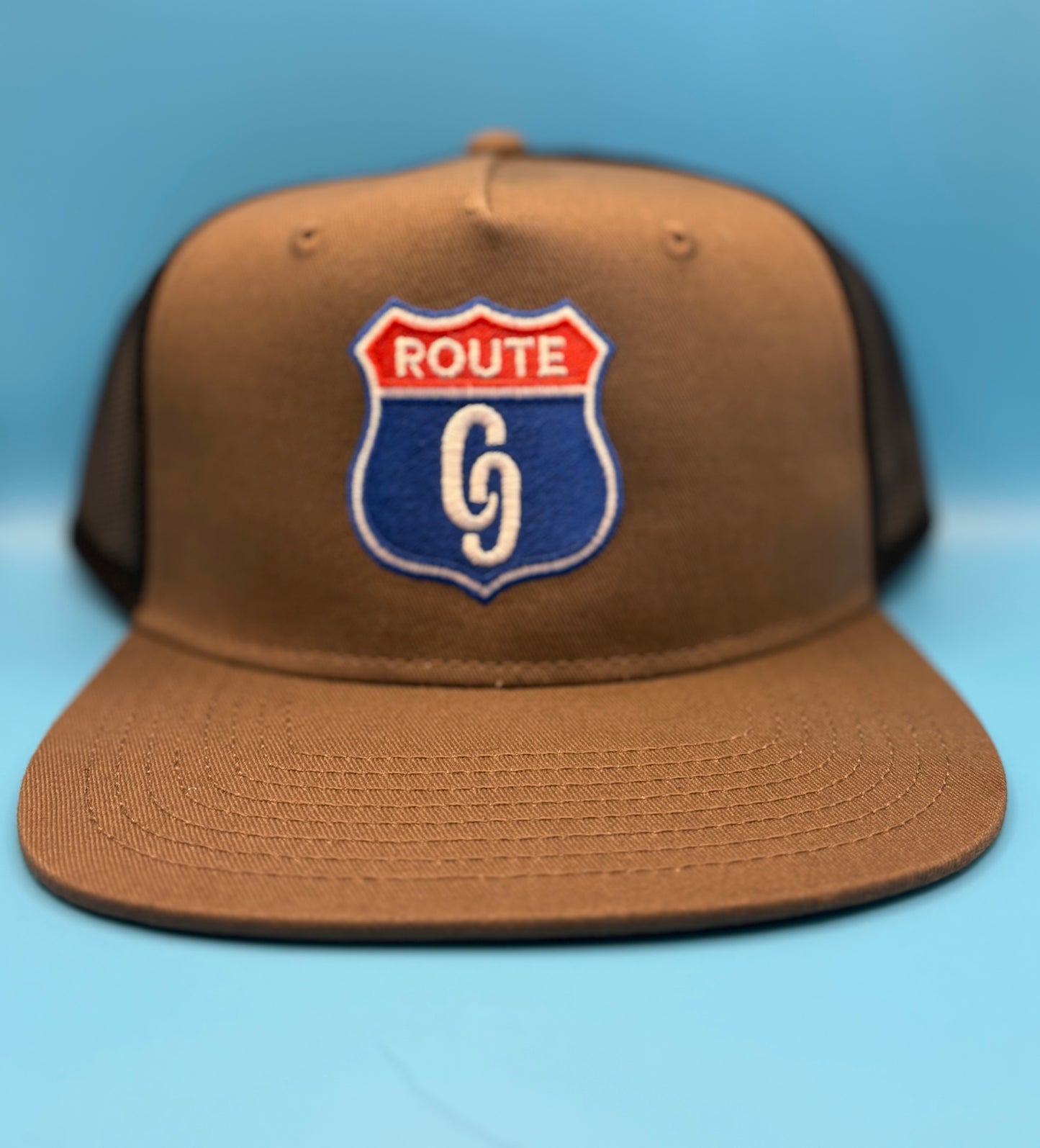 Route CG Trucker Snapback - Walnut