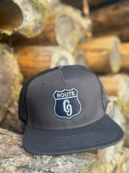 Route CG Trucker Snapback - Black