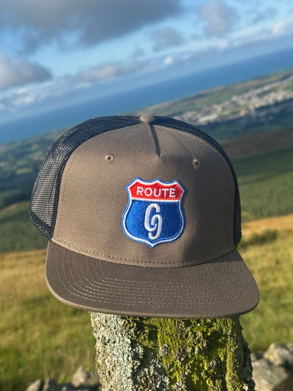 Route CG Trucker Snapback - Walnut
