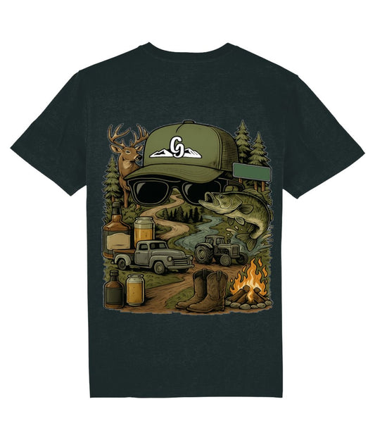 CG Country Roots T-Shirt (Black)