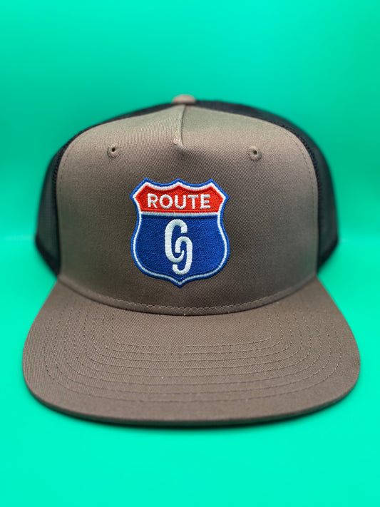 Route CG Trucker Snapback - Walnut