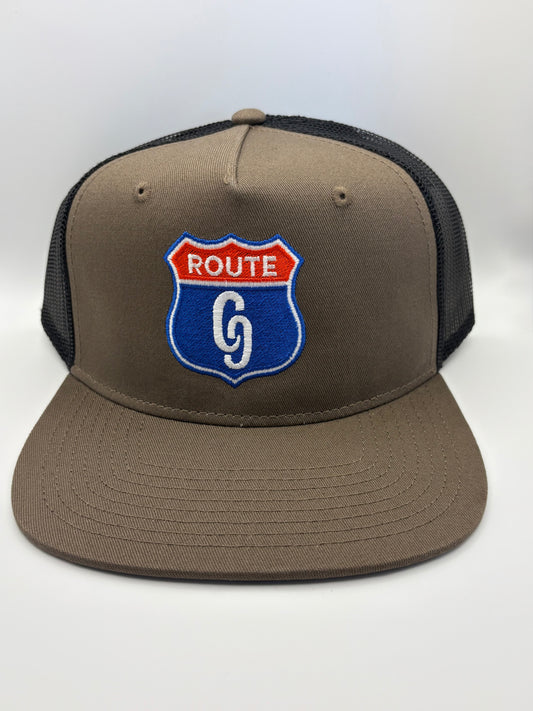 Route CG Trucker Snapback - Walnut